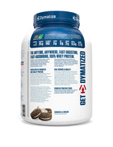 Dymatize Elite 100% Whey Protein Powder, Cookies & Cream, 25g of Protein, 5.5g BCAAs, Less Than 140 Cal., Gluten Free, 2g Carb, 2g Sugar, 3g Fat (63 Servings)