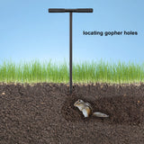 Soil Probe Rod, 48inch Adjustable Ground Rod with T-Handle - Metal Soil Probe for Plumbing Tool, Locating Septic Tank, Landscaping Garden Tool