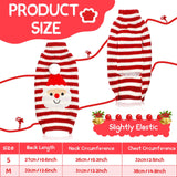 Sanwuta 3 Pieces Halloween Thanksgiving Christmas Dog Sweaters Sets Pumpkin Turkey Santa Puppy Dog Clothes Pet Knitwear for Puppy Doggie Cat Pet Costume (Medium)