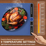 Electric Silicone Food Warmers for Parties Buffet XXL 40”X15” Extra Extra Large Food Warming Mat Keep Food Warm Last 18H Even Heating 104F to 248F with Child Lock Easy Clean