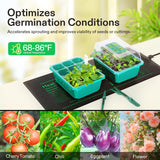 VIVOSUN Durable Waterproof Seedling Heat Mat 48" x 20.75" UL & MET-Certified Warm Hydroponic Heating Pad for Germination, Indoor Gardening, Greenhouse