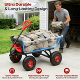 Autodaya Garden Dump Cart Wagon 900 Lbs, Heavy Duty Yard Wheelbarrow