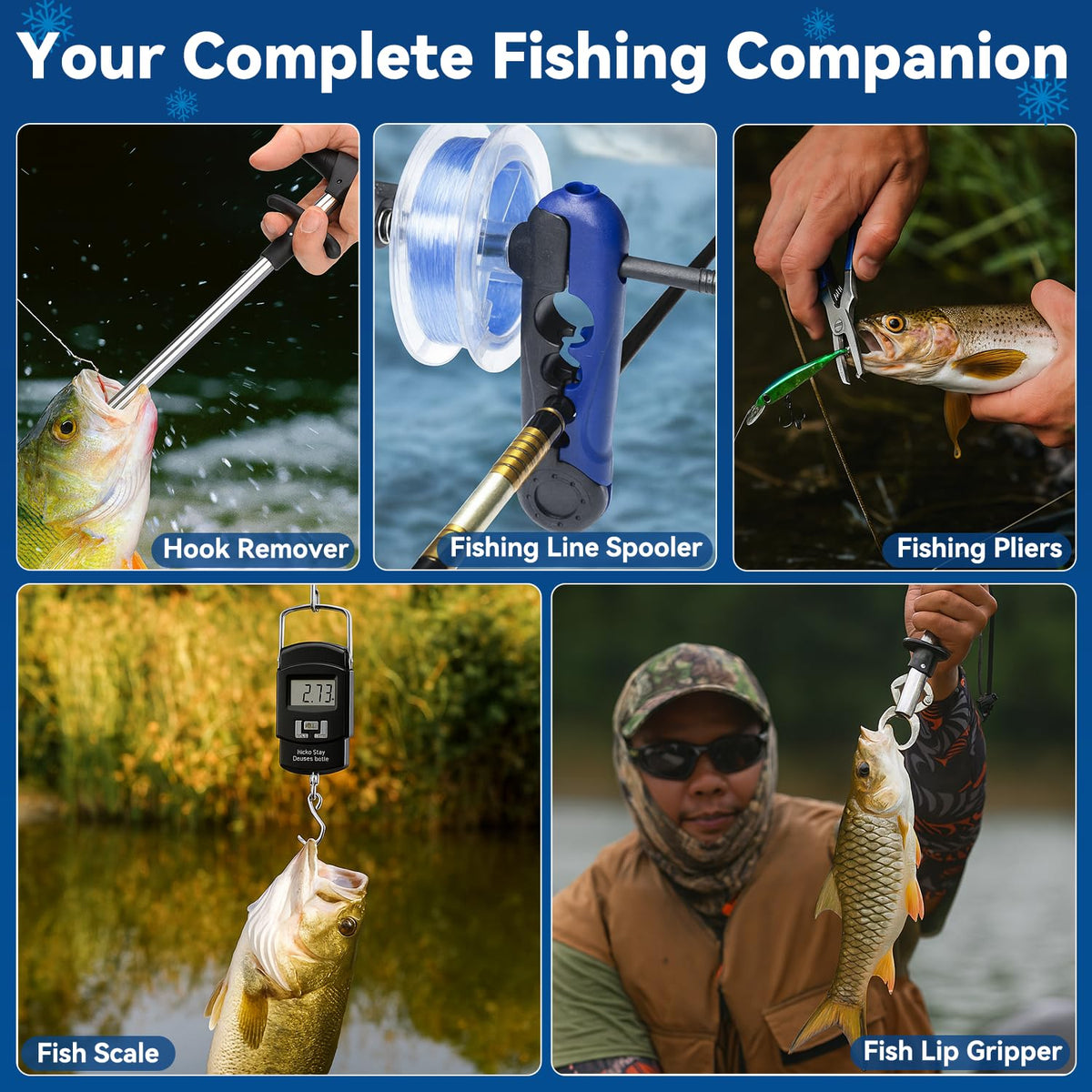Fishing Advent Calendar 2026 Men Teen 24 Days Assorted Fishing Accessories