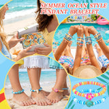 Whimsibelle 32 Pcs Hawaiian Friendship Bracelets Beach Pool Party Favor