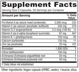 Vitanica Opti-Recovery, Pre & Post Surgery Support, Wound Care, BBL, Tummy Tuck, C Section & Postpartum Vitamin Essentials Healing Support, Scar, Shoulder, Hysterectomy, Breast & Lipo, Vegan, 60 Caps