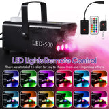 3 Pack Fog Machine Remote Control Replacement Part and Receiver 3 Pins Round Plug 13 Colors Wireless and Wired Remote with Fuse Protect for 400W 500W Fog Machine for Halloween Christmas New Year