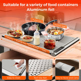 Food Warming Mat | Max Temp 248℉,Electric Warming Tray with Timer and 8-Level Adjustable,Fast Full-Surface Heating Mat for Food with Child Lock,Roll-Up & Portable Silicone Food Warmer for Buffet Party