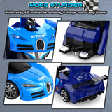 AONEPTR Remote Control Car, One-Click Becoming Robot Transforming Toys Car for Boys, Smooth Deformation, Demo Mode, 360° Rotation, Easy to Use, 2.4GHZ, with LED Lights, RC Cars for Christmas, Kids