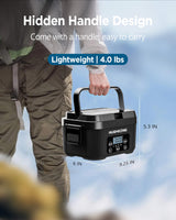 Hugmazing Cordless Electric Lunch Box – Rechargeable Self-Heating Food Warmer with 1100ML SS Container, Battery-Powered Heated Lunch Box, Perfect for Travel, Office Meals for Adults, Men & Women