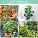 Legigo 2-Pack Tomato Cage for Garden Plant Support- Up to 63inch Garden Stakes Tomato Cage, Tomato Trellis for Potted Plants, Tomato Cages Plant Stakes for Climbing Vegetables Plants Flowers