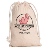 WWJD Worms Red Wigglers Composting Worms - 1/8lb - Easy to Manage Red Worms for Composting - Use for Worm Castings for Plants, Garden, Worm Farm, Vermicompost Bin & Compost Starter