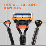 Gillette Fusion5 5-Blade Mens Razor Blade Refills, 12 Count, with Precision Trimmer