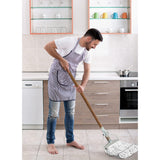 ILOT 59" Mop Spring Commercial Grade Mop Handle Pack of 2 Industrial Strength Wooden Handle Wet Mops for Floor Cleaning Heavy Duty (Mop Heads Not Included)