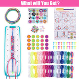 GILI Friendship Bracelet Making Kit for Girls Age 8-12 – DIY Arts and Crafts Toys – Best Christmas Birthday Gifts Ideas for Girls 7 8 9 10 11 Years Old