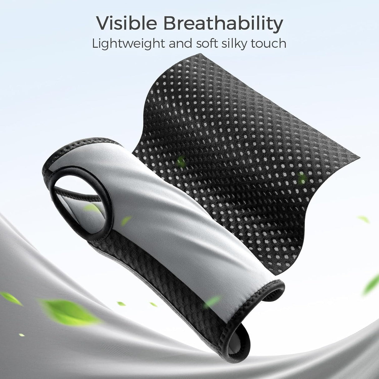 FREETOO Carpal Tunnel Wrist Brace Night Support Fit Left Hand for Work, Pain Relief Wrist Splint for Tendonitis, Arthritis, Sprain, Fit Women and Men, Wrist Immobilizer for Sleeping (XS, Black/Grey)