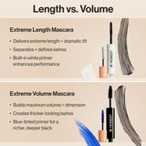 Honest Beauty 2-in-1 Extreme Length Mascara + Lash Primer 3-Pack | EWG Verified + Cruelty Free | 0.27 fl oz each (pack of 3)