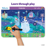 Skillmatics Search and Find Disney Princess Educational Game - Reusable Preschool Learning Activities, Christmas Toys, Art & Crafts, Gifts for Toddlers & Kids of Ages 3, 4, 5, 6