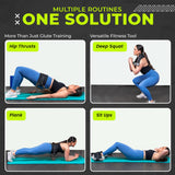 Exercise Hip Thrust Belt – Supports 100lbs – Adjustable, Durable & Slip-Resistant for Dumbbells, Kettlebells & Plates – Glutes Workout Equipment for Home & Gym – Comfortable & Portable Booty Builder