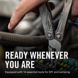 LEATHERMAN, Wingman Multitool with Spring-Action Pliers and Scissors, Stainless Steel