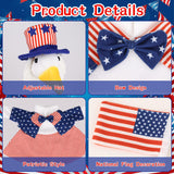 4th of July Porch Goose Outfits Patriotic Goose Costume for Outdoor Decor