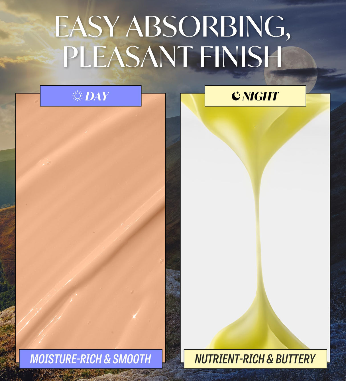 HERBLOOM Retinal Night Care Eye Cream | Bakuchiol Dual Vita with Tinted Day Concealer | Korean EyeCream for Dark Circles Fine Lines 0.54 Fl Oz