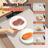 Warming Mat for Food Extra Large 35.4”x13.4” 7 Temperature Settings Silicone Food Warming Mat Roll up Food Warmer with Full Surface Heating Warming Pad Electric Warming Tray for Buffets Party Home