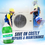 AC Evaporator Coil Cleaner, 1 Gallon (3.78L), No Rinse Coil Cleaner, Metal-Safe Corrosion Inhibitors, Cleans Air Conditioners, Condensers, HVAC, Mini Splits, Heat Pumps, Residential & Commercial