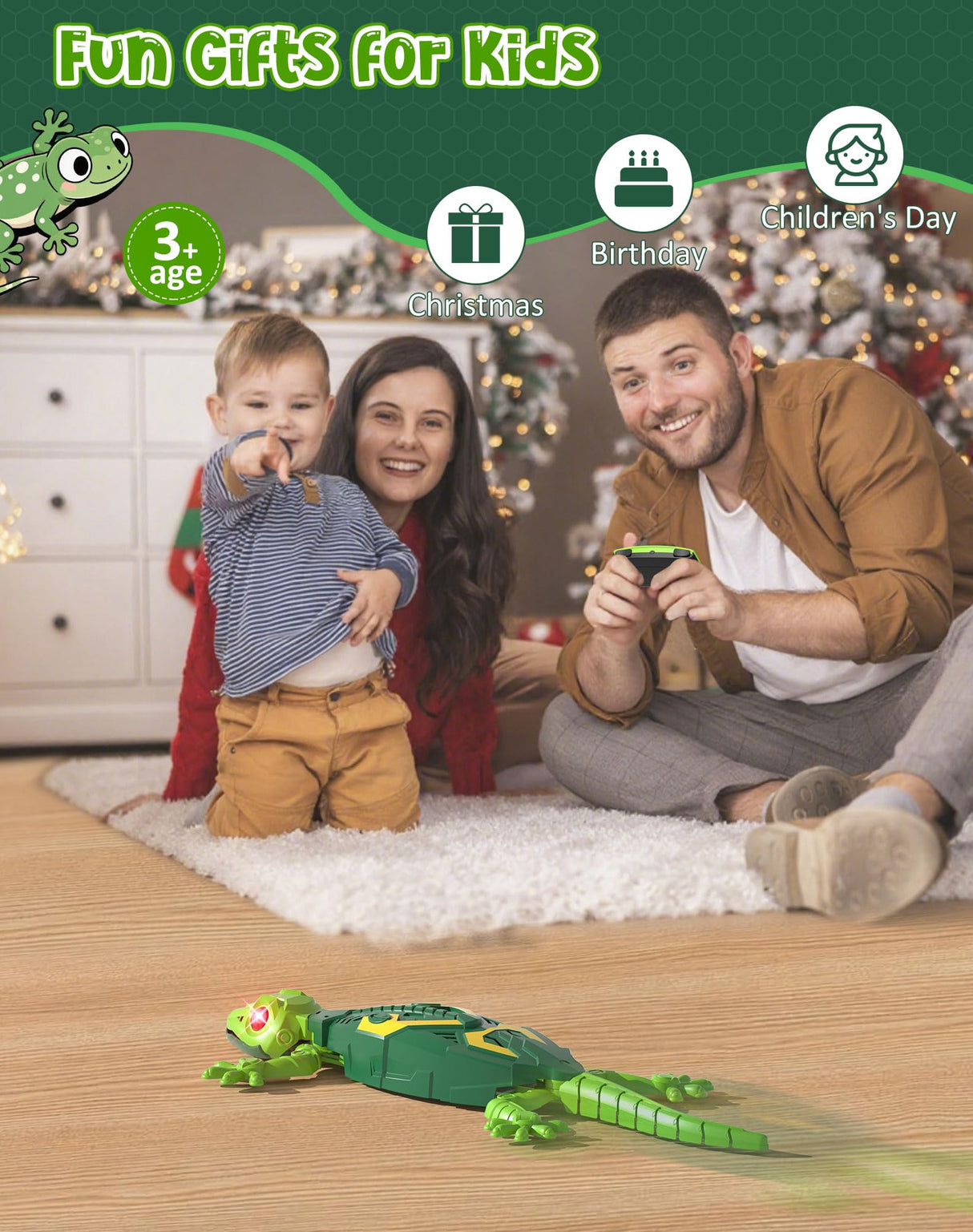 Wall Climbing Lizard,Rc Car Toys for Kids,Remote Control Cars,Wall Crawler Robot Geckos,Fun Kids Toys,Cool Stuff Gadgets 2025,Halloween Christmas Birthday Gifts for Boys Girls Teens Ages 3 4 5 6 7 8 +