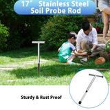 ForoGore 17 Inch Stainless Steel Soil Sampler Probe