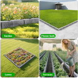 16 Pack Garden Landscape Edging Borders, Lawn Edging for Landscaping, No Dig Fencing Lawn Border, DIY Outdoor Patio Yard Balcony Landscaping, for Lawn Yard Pathway Divider 20 Ft Total