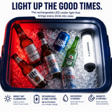 SOWKT® Waterproof Cooler Light - 55 Hours of Light on One Charge Rechargeable LED Light - Cooler Accessories Compatible with YETI, RTIC, ORCA, and More! Great for Camping, Fishing, Parties & Hunting!