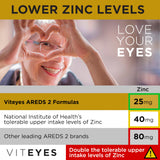 Viteyes AREDS 2 Classic Macular Health Formula Softgels, Eye Health Vitamin to Support a Healthy Macula, Lower Zinc, Eye Vitamins, Macular Vitamins, Beta-Carotene Free, 210 Softgels…