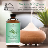 Handcraft Blends Eucalyptus Essential Oil in Glass Bottle - Huge 16 Fl Oz - 100% Pure and Natural - Premium Grade Essential Oil for Diffuser and Aromatherapy, and DIY Soap Making