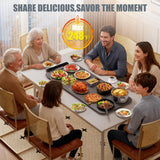 𝗡𝗲𝘄𝗲𝘀𝘁 Warming Mat for Food XXL 37”x15” Food Warming Mat 10s Fast Heating Pad with APP Control Electric Warming Tray for Parties Buffet 99h Timer Portable Countertop Food Warmer Christmas Gift