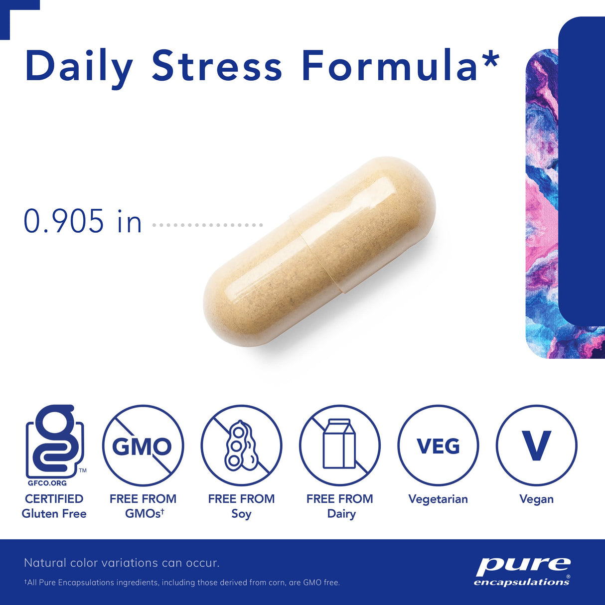 Pure Encapsulations Daily Stress Formula | Promotes Relaxation and Moderates The Effects of Occasional Stress*| 90 Capsules