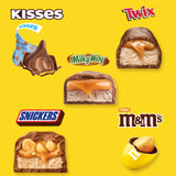 Chocolate Mix Fun Size 5 Pounds approx 160 pieces - Chocolates Christmas - Peanut M and Ms, MilkyWay, Twix, Snickers - Individually Wrapped Christmas Treats - Chocolate Variety Pack Ideal for Sharing