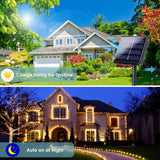 Extra-Long 144FT Solar String Lights for Outside, 2 Pack 400LED Solar Christmas Lights Outdoor, Waterproof Copper Wire with 8 Modes Twinkle Fairy Lights for Tree Garden Party Xmas Decor (Warm White)