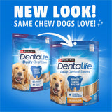 Dentalife Daily Oral Care Dog Treats for Large Dogs, Chicken, 30 ct.