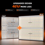 Spider Farmer SF4000 450W LED Grow Light for Indoor Plants, Upgraded High Efficiency LEDs, Dimmable Full Spectrum High PPFD, Deep Penetration for Seed Starting/Vegetables/Bloom in 4x4 Grow Tent