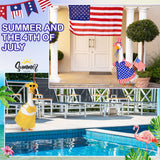 FuWeave 8 Set Holiday Porch Goose Outfits Fall Halloween Christmas Valentine St. Patrick Easter Summer 4th of July Lawn Porch Goose Clothing for Patio Yard Lawn Decor(23 Inch)