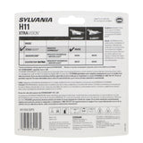 SYLVANIA H11 XtraVision Halogen Headlight Bulb, High or Low Beam, 2 Bulbs
