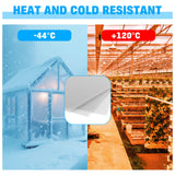 14 Pack Polycarbonate Greenhouse Panels, 4' x 2' x 0.24" Twin-Wall Polycarbonate Sheets for All Weather Green house Covering, Clear Greenhouse Panels, Excellent Light Transmission & Weather Resistance
