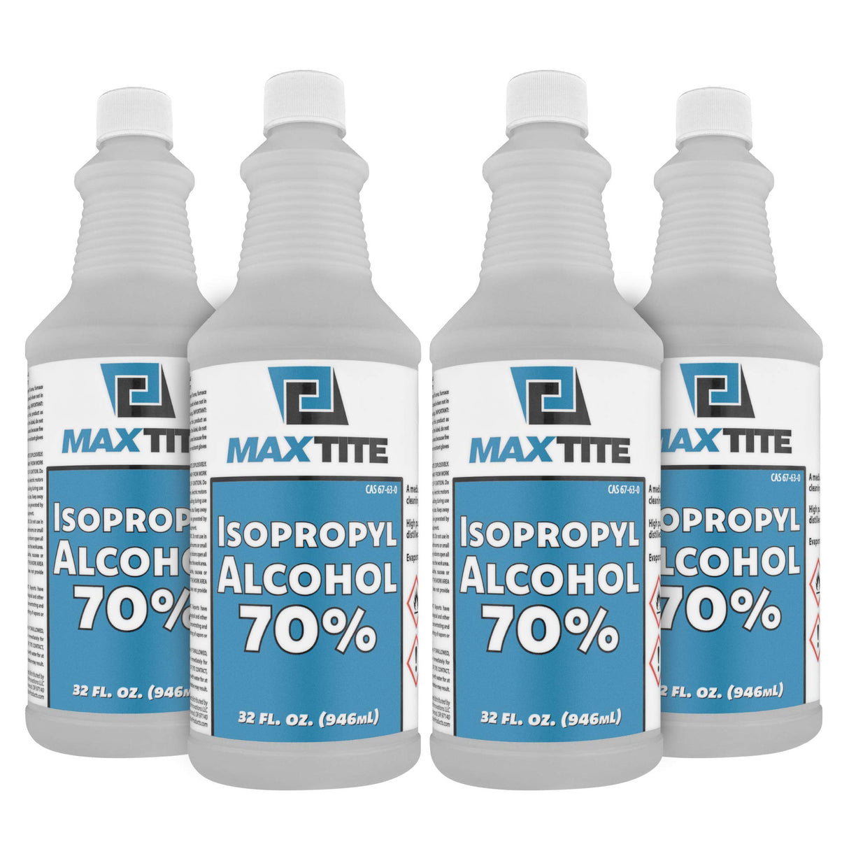 MAXTITE Isopropyl Alcohol 70% (1 Gallon (32oz, 4 Pack))