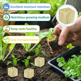 Legigo 1.5 Inch Rockwool Cubes for Hydroponics Seed Starter, Rock Wool Planting Cubes Hydroponic Garden Grow Plugs for Soilless Cultivation Plants Cutting Germination Clone(4 Sheet, 196 Plugs)