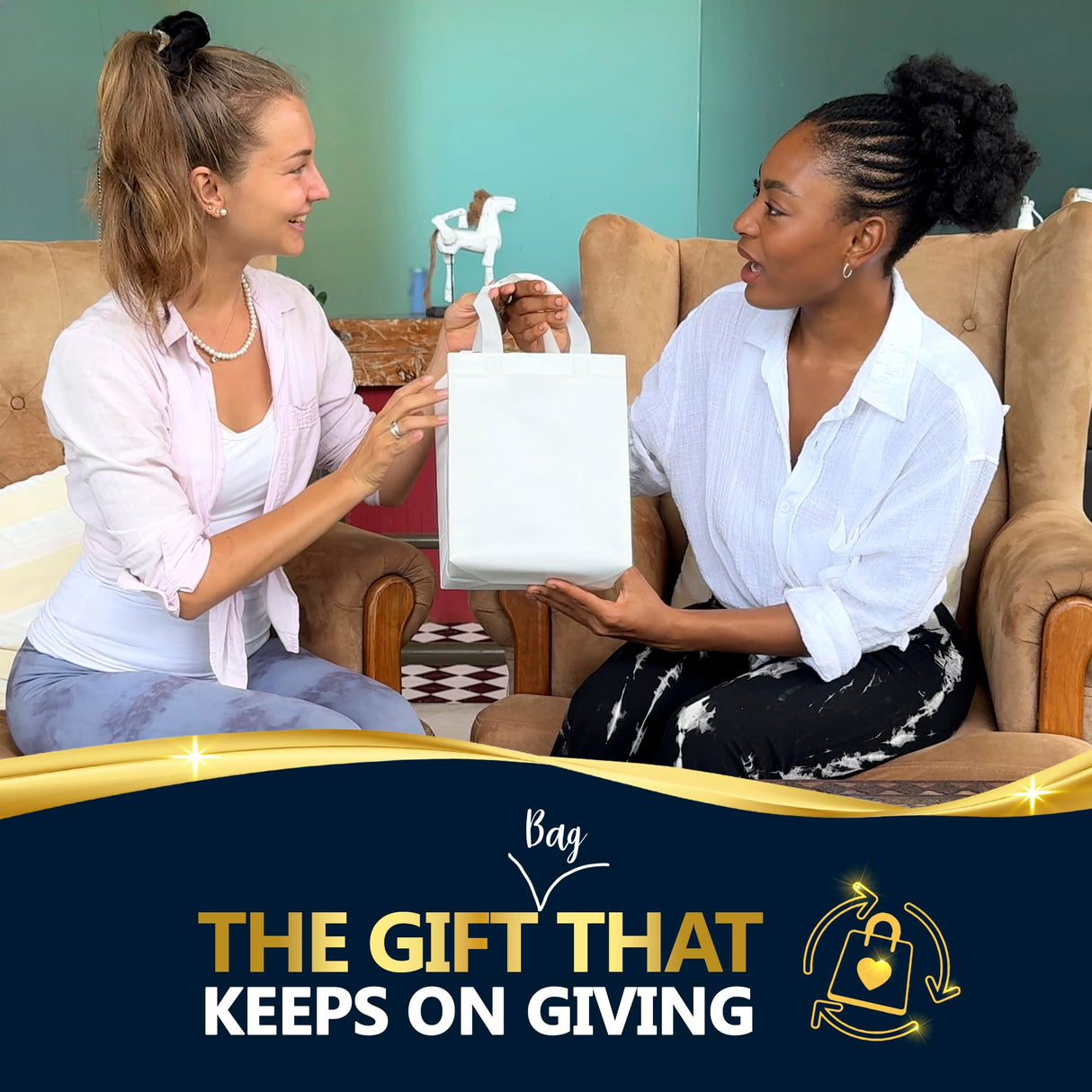 Nush Nush Set of 30 White Gift Bags Medium Size – Shiny Reusable White Gift Bags With Handles - Perfect Goody Bag for Wedding Favors, Holidays, Christmas, Birthday, Small Business, Events – 8Wx4Dx10H