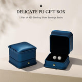 Moissanite Earrings for Men Women, 1ct Moissanite Screw Back Earrings