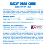 Dentalife Daily Oral Care Dog Treats for Large Dogs, Chicken, 30 ct.