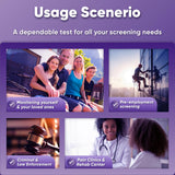 Prime Screen Multi-Panel Urine Test - Testing for THC, Nicotine (COT), Alcohol Test (EtG) -[5 Pack]