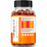 Pumpkin Seed Oil Gummies - 4,000mg Pumpkin Seed Oil For Hair Growth and Bladder Control - Sugar Free Gummy - Delicious Orange Flavor - Non GMO - Gluten Free - Vegan Supplement - (60 Count)