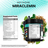 Clean Nutra Sea Moss Capsules with Ashwagandha, Black Seed Oil, Burdock Root, Bladderwrack, Moringa, Chlorella, Spirulina, Turmeric, Elderberry, Amla – 90 Vegan Capsules – MiracleMin